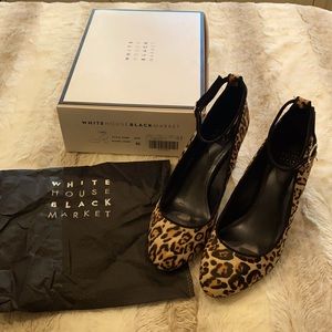Bethenny Leopard chunky heels WHBM